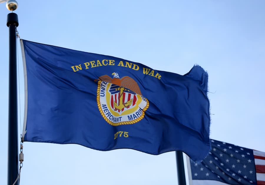united states merchant marines flag