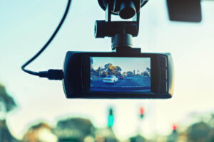 Dashcam recording traffic before a car accident – key evidence in Greensboro car accident claims